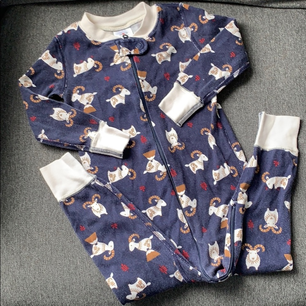 VGUC onesie pajama with bighorn sheep print